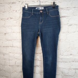 Old Navy girl Rockstar dark wash jeggings